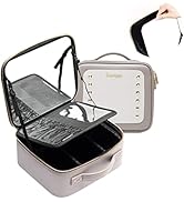 Amazon | Rownyeon プロ用 メイクボックス 機能的 大容量 化粧ポーチ